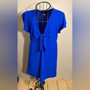size large womens pretty dress   party pretty blue